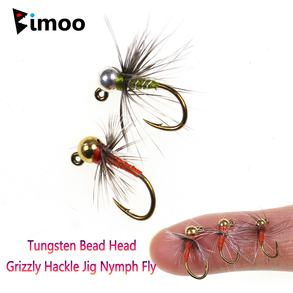 Jig Head Lure - Bimoo 6pcs #12# 14 #16 Tungsten