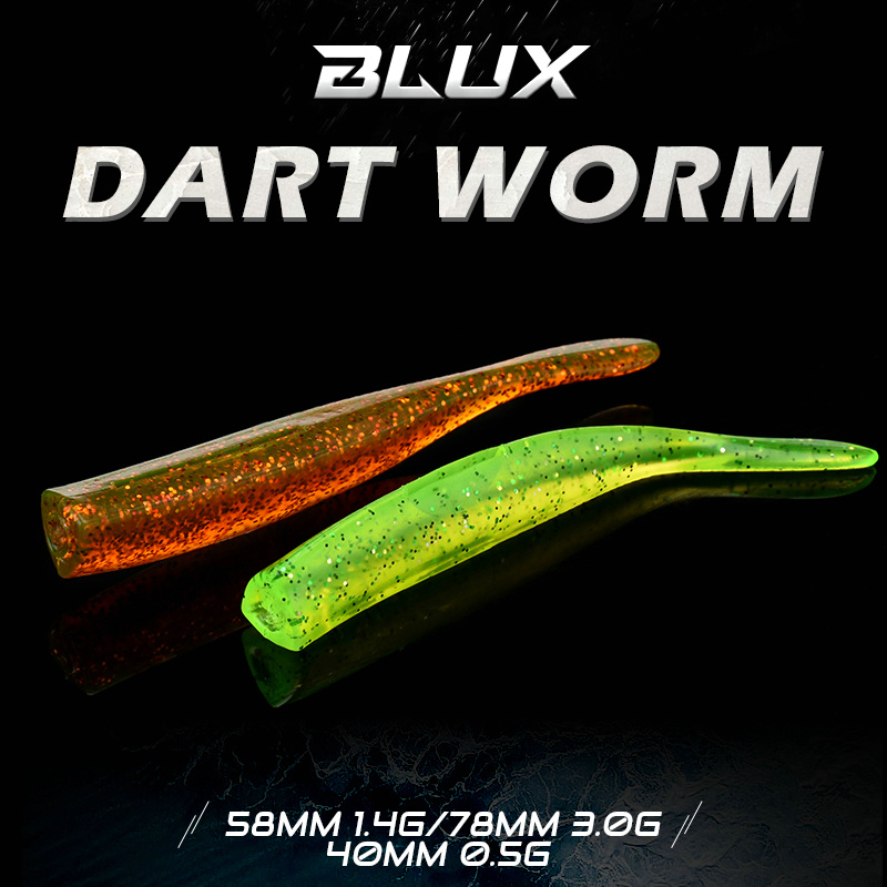 BLUX New Dart Worm Soft Bait 5 - Jig Head Lure review and price