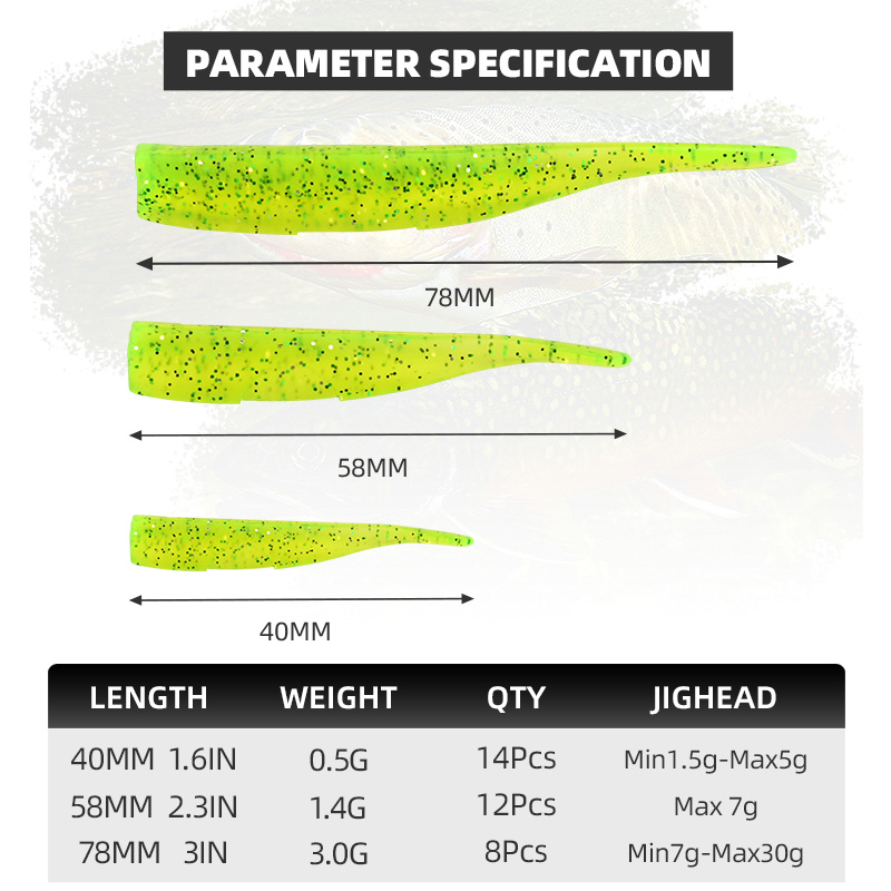 BLUX New Dart Worm Soft Bait 5 - Jig Head Lure review and price