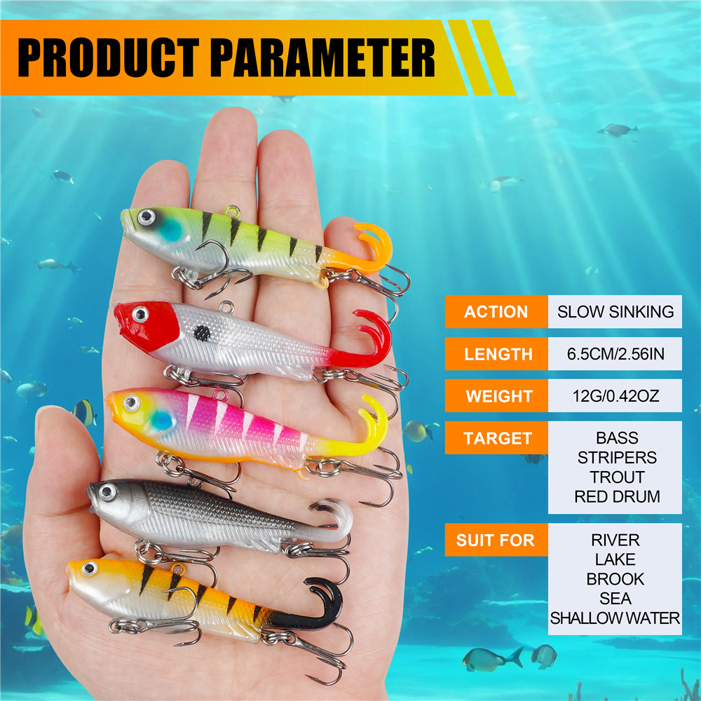5Pcs Pre-Rigged Jig Head Wobbl - Jig Head Lure review and price