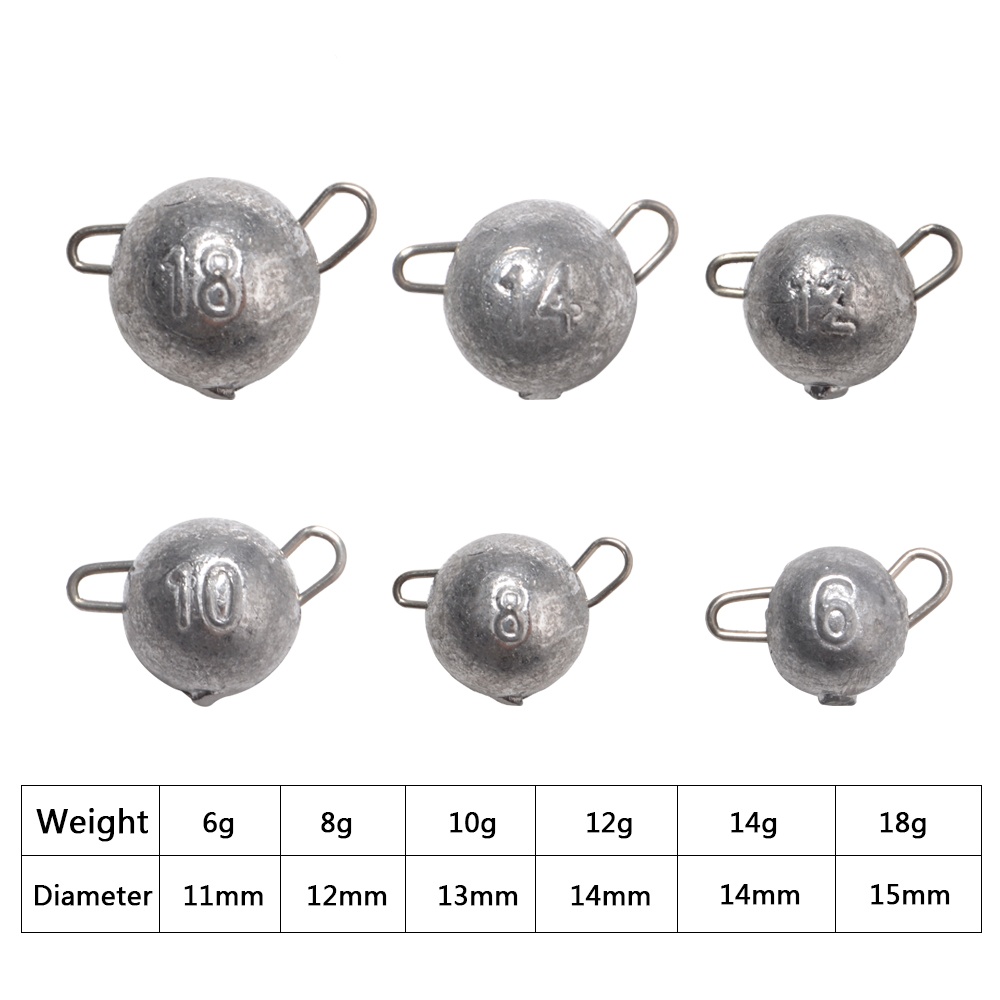 FTK 5pcs Supercontinent Sinker - Jig Head Lure review and price